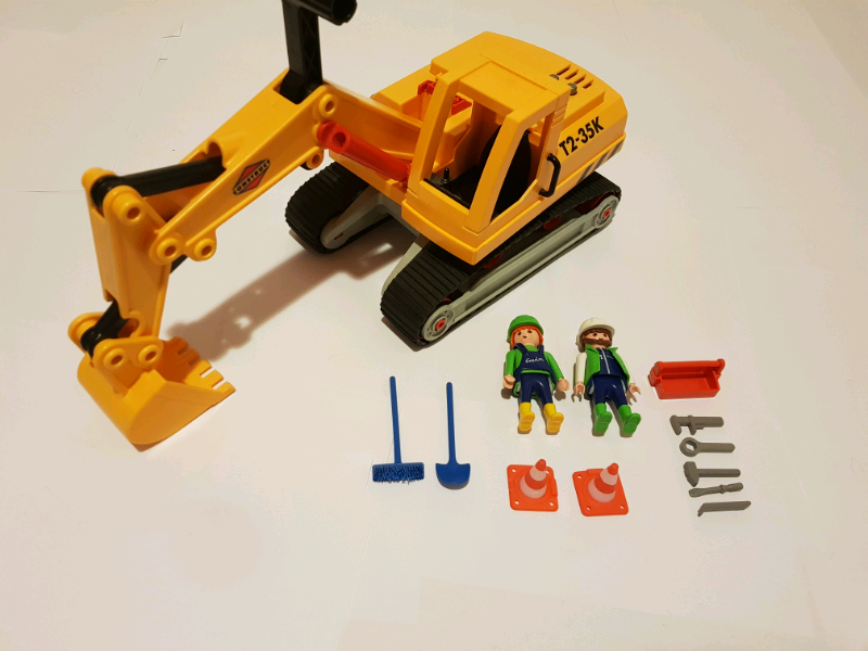 playmobil digger excavator 3001